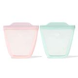 Tot Silicone Reusable Bag - 2-Piece Stand-Up Cup Set Z5