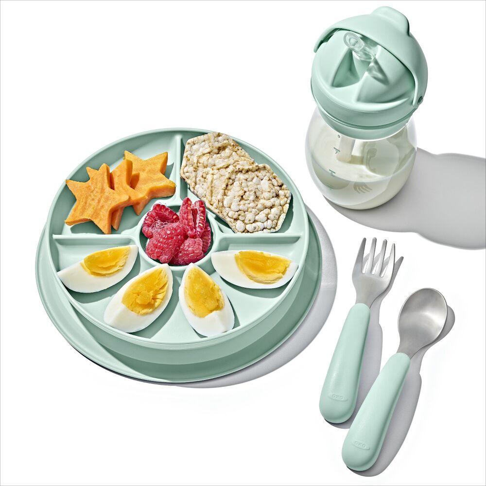 Stick & Stay Suction Divided Plate S5