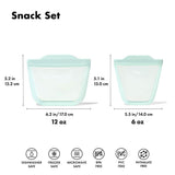 Tot Silicone Reusable Bag - 2-Piece Stand-Up Cup Set Z5