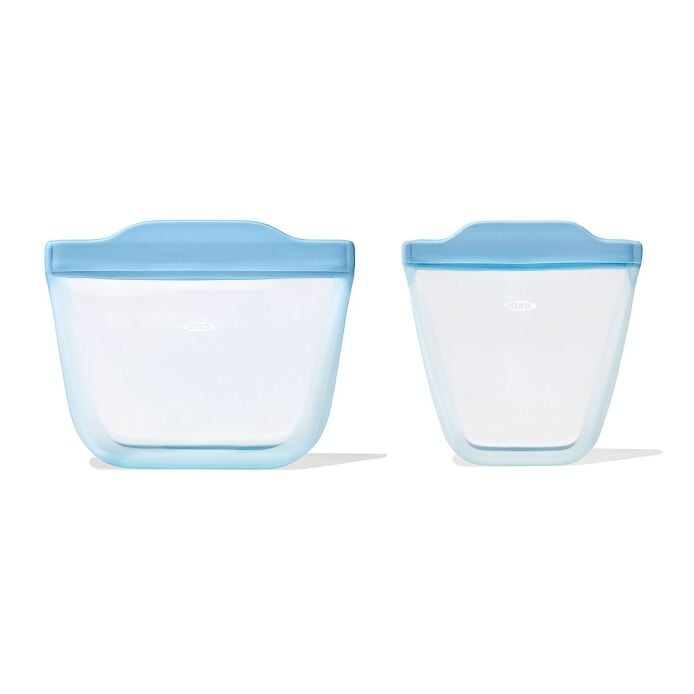 Tot Silicone Reusable Bag - 2-Piece Stand-Up Cup Set Z5