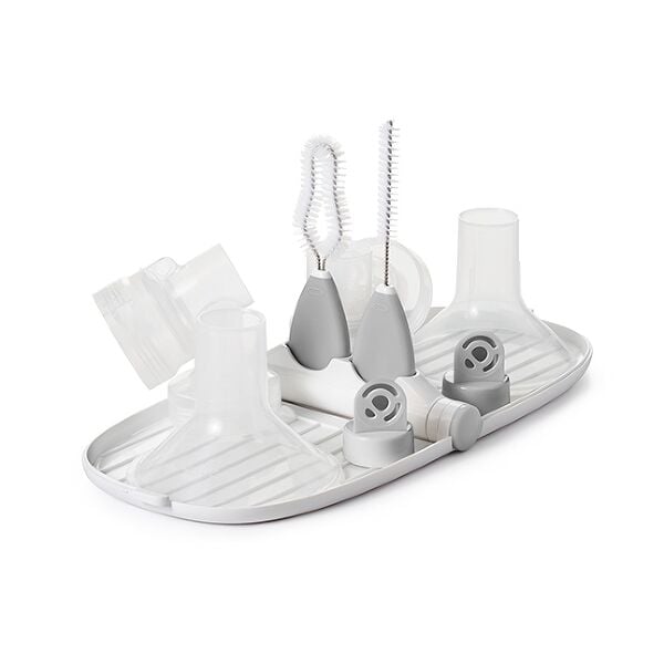 Breast Pump Parts Drying Rack with Detail Brushes T4