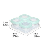 Baby Blocks Food Storage Containers (4 oz) - Opal A4