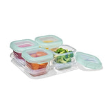 Baby Blocks Food Storage Containers (6 oz) - Opal E0