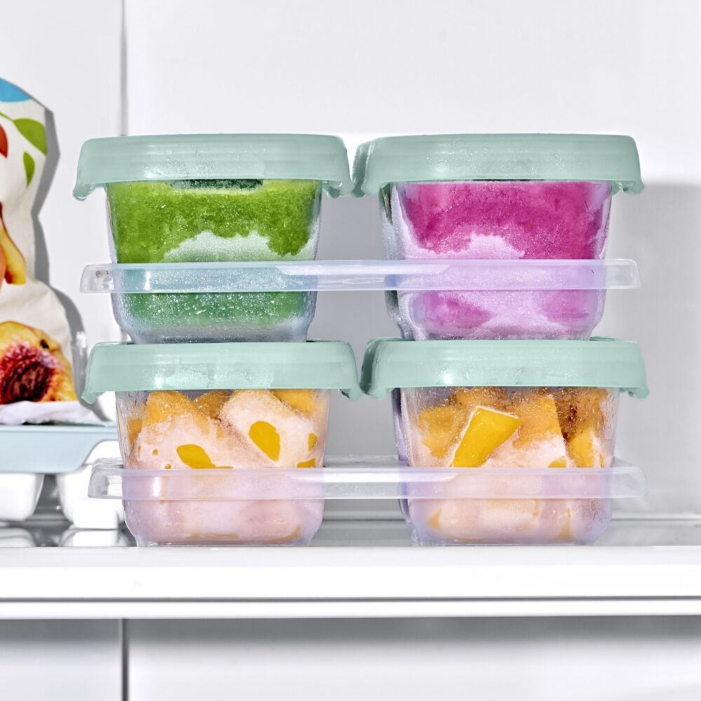 Baby Blocks Food Storage Containers (6 oz) - Opal E0