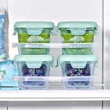 Glass Baby Blocks Food Storage Containers (4 oz) - Opal L4