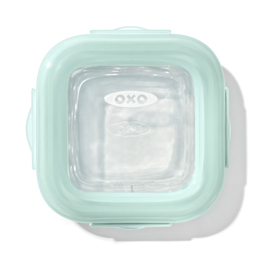 Glass Baby Blocks Food Storage Containers (4 oz) - Opal L4