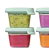 Silicone Baby Blocks Food Storage Containers (4 oz) - Opal B4