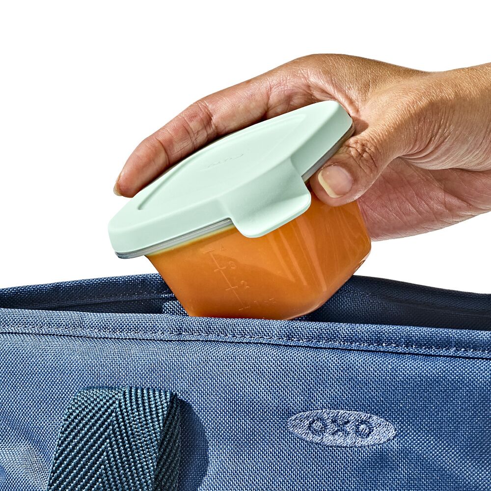 Silicone Baby Blocks Food Storage Containers (4 oz) - Opal B4