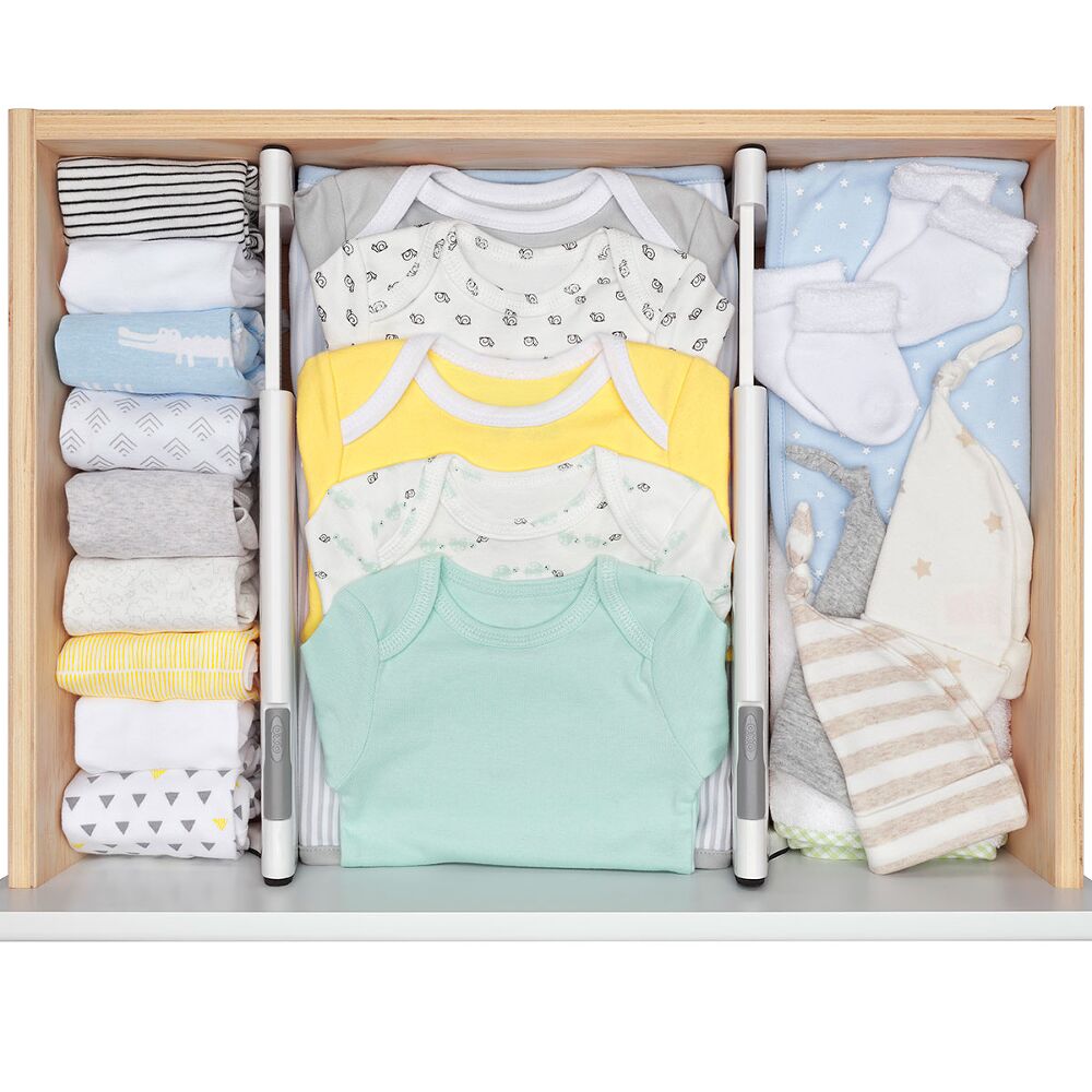 OXO TOT Expandable Dresser Drawer Divider - 4 Pack S3